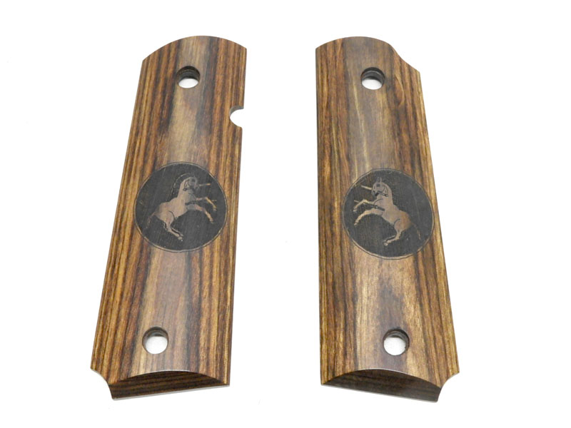 アルタモント] M1911 ガバメントフルサイズ用 木製グリップ スムース