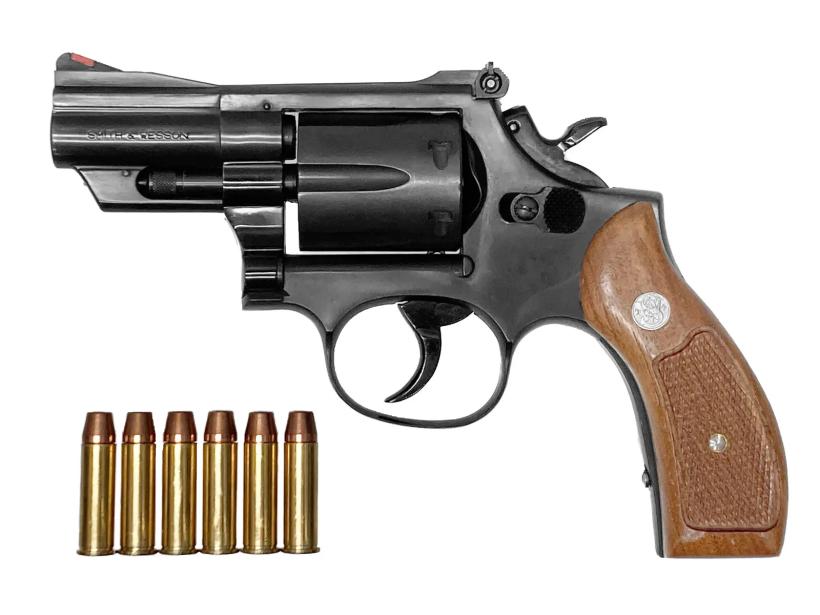 コクサイ] S&W M19 2.5インチ MHW 発火モデルガン 黒染め 木製グリップ