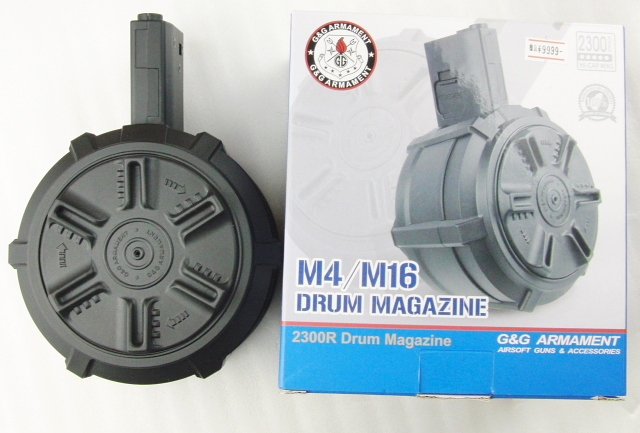 レビューで分かる[G&G M4/M16用2300連ドラムマガジン] - エアガン