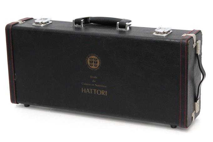 服部栄養専門学校 包丁4本セット ケース付 λA2676-2J10 | 堺刀司