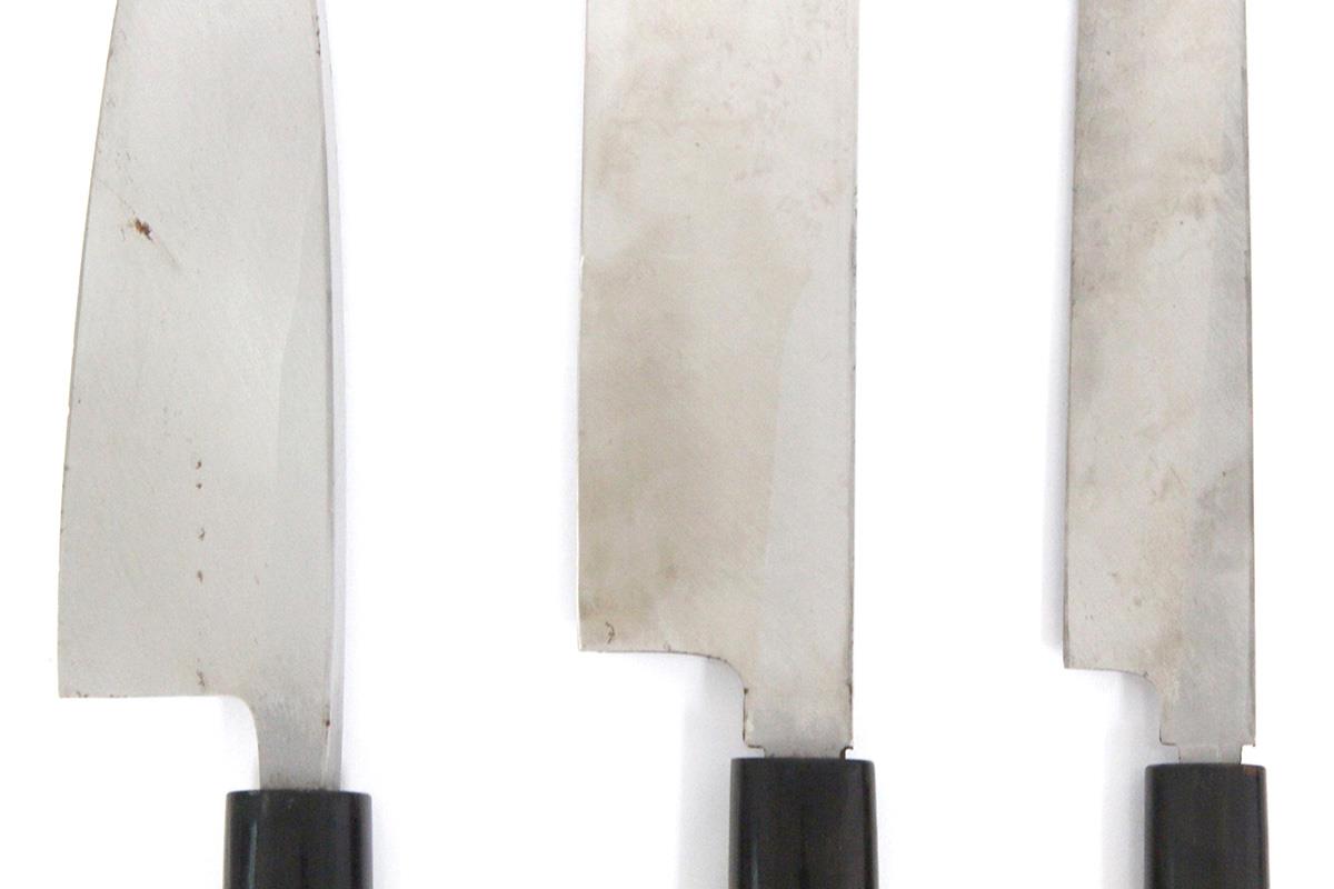 武蔵野 木屋 和包丁3本セット (柳刃・出刃・薄刃) λA6587-3Z1A | 木屋