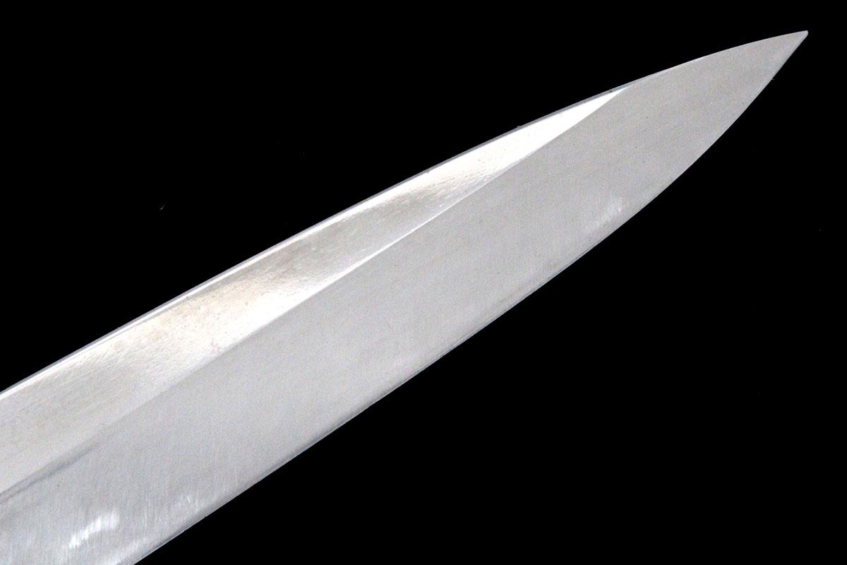 柳刃包丁 本焼 尺一 朴柄 白鞘付 KN02-A10288-2L3B | 源房近 | 包丁