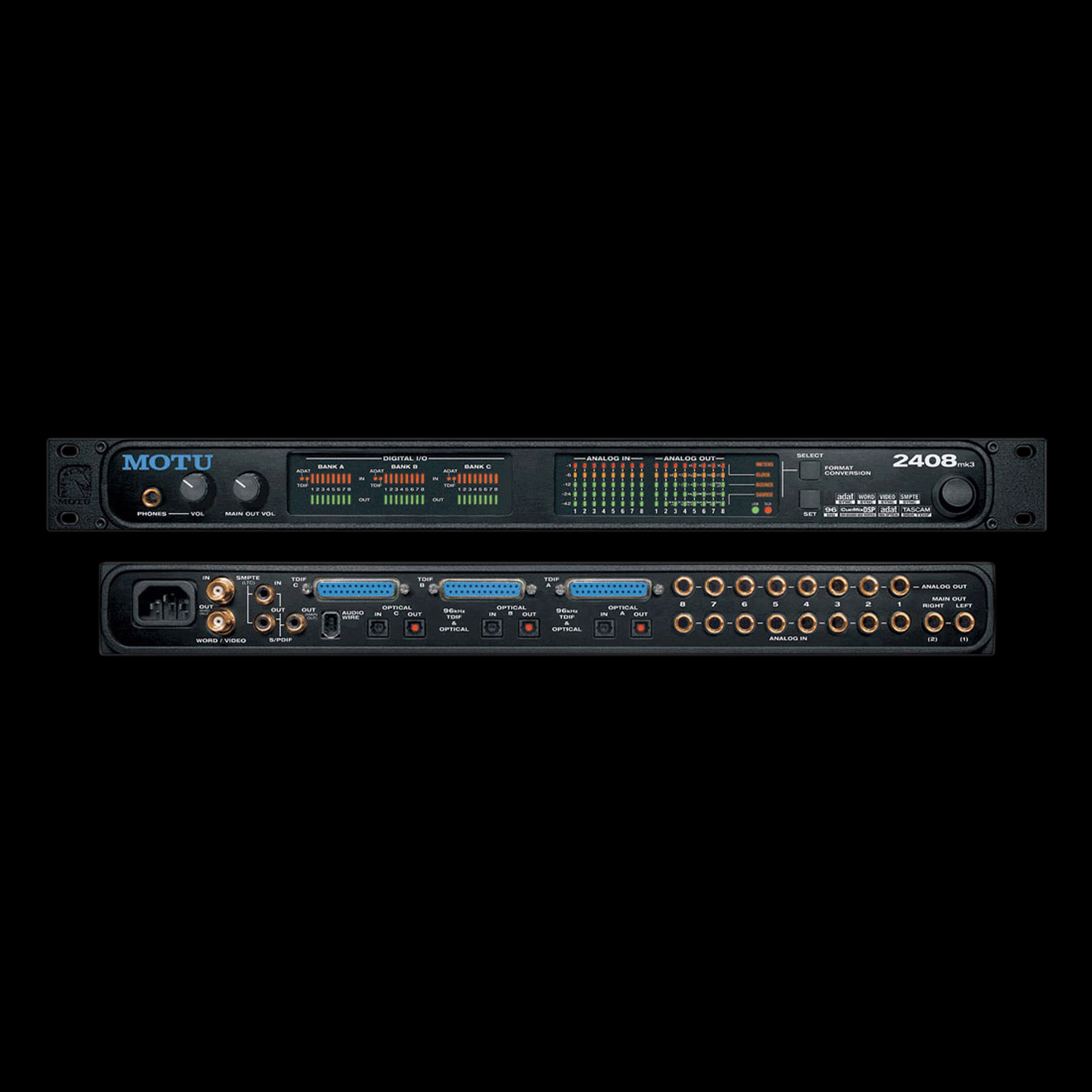 MOTU 2408 MK3 Expansion I/O Unit – Alto Music