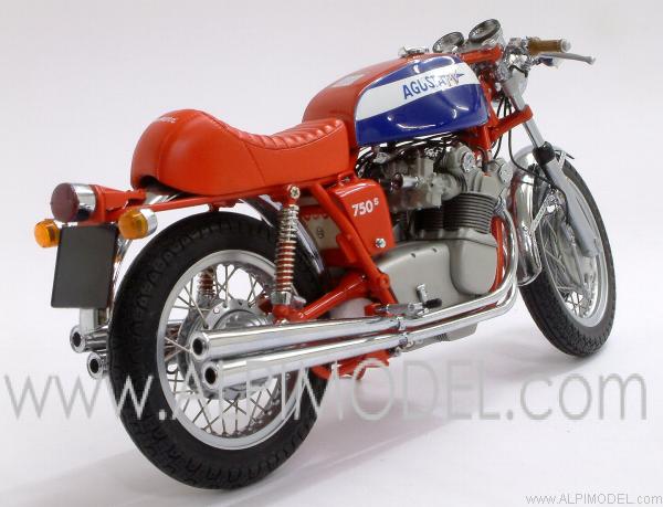 minichamps MV Agusta 750 S 1972 Red (1/12 scale model)
