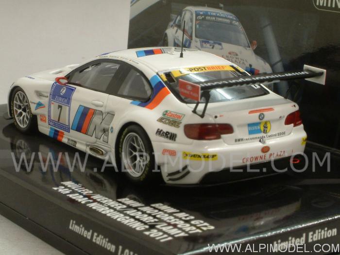 minichamps BMW M3 GT2 #7 Nurburgring 2011 Muller - Werner - Adorf