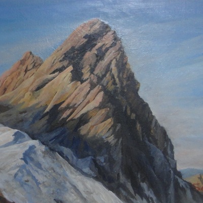 ヒマラヤの山タㇺセルク」 by SAKAE｜Artmeter｜暮らしを彩るアートが