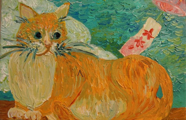 おやすみ猫」 by コロネ｜Artmeter｜暮らしを彩るアートが、きっと見つかる