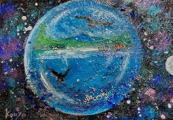 煌めく地球」 by 岩谷 康世｜Artmeter｜暮らしを彩るアートが、きっと