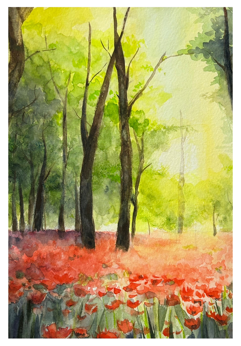 曼珠沙華」 by lia｜Artmeter｜暮らしを彩るアートが、きっと見つかる