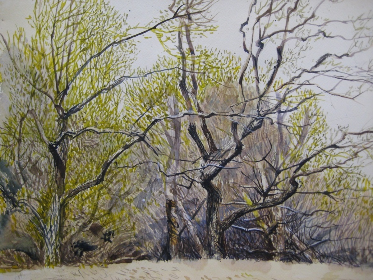 淀川の釣り人」 by 松ぼっくり｜Artmeter｜暮らしを彩るアートが