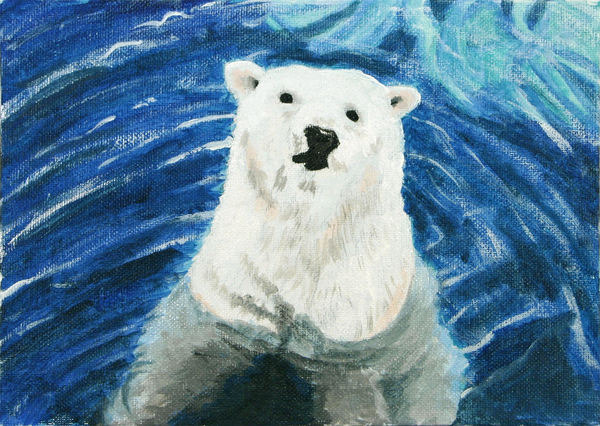 白熊」 by 岩碕 尚子｜Artmeter｜暮らしを彩るアートが、きっと見つかる