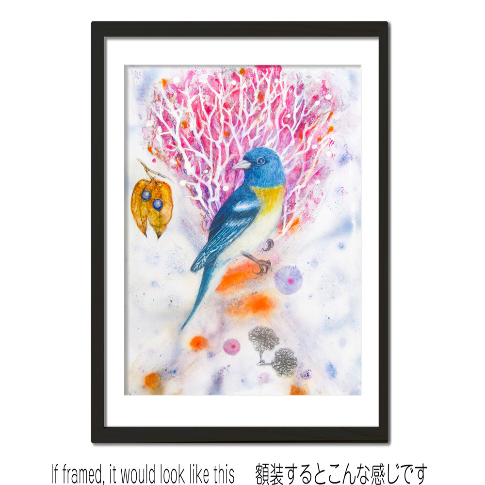 青い鳥」 by Kaji Yoco｜Artmeter｜暮らしを彩るアートが、きっと見つかる