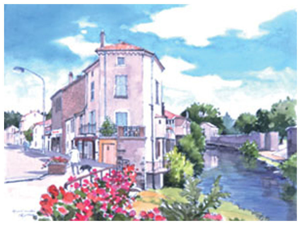 奥津国道 絵画 (版画/ジクレー) 花のイソワール 6381|アート＆フレーム