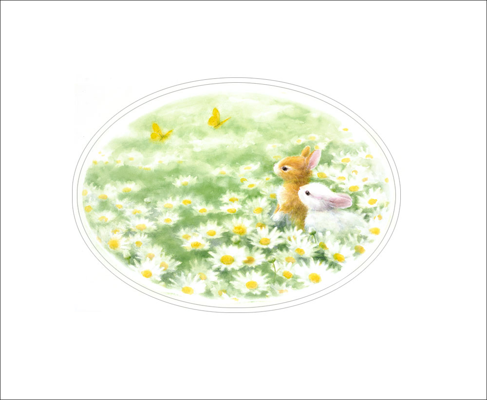 土田穣 絵画 (版画/ジクレー) 穏やかな暮らし 7476(マット付）|アート