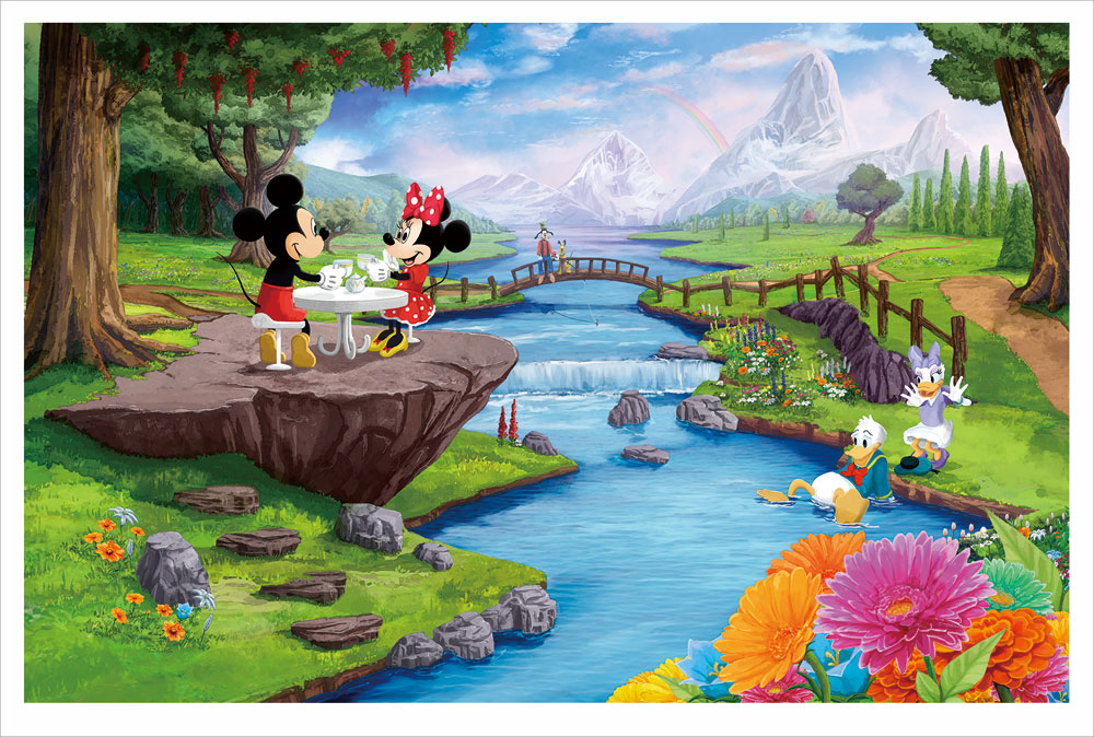 有馬憲吾 ディズニー(版画/ジクレー) 青空の下で 9107 |アート