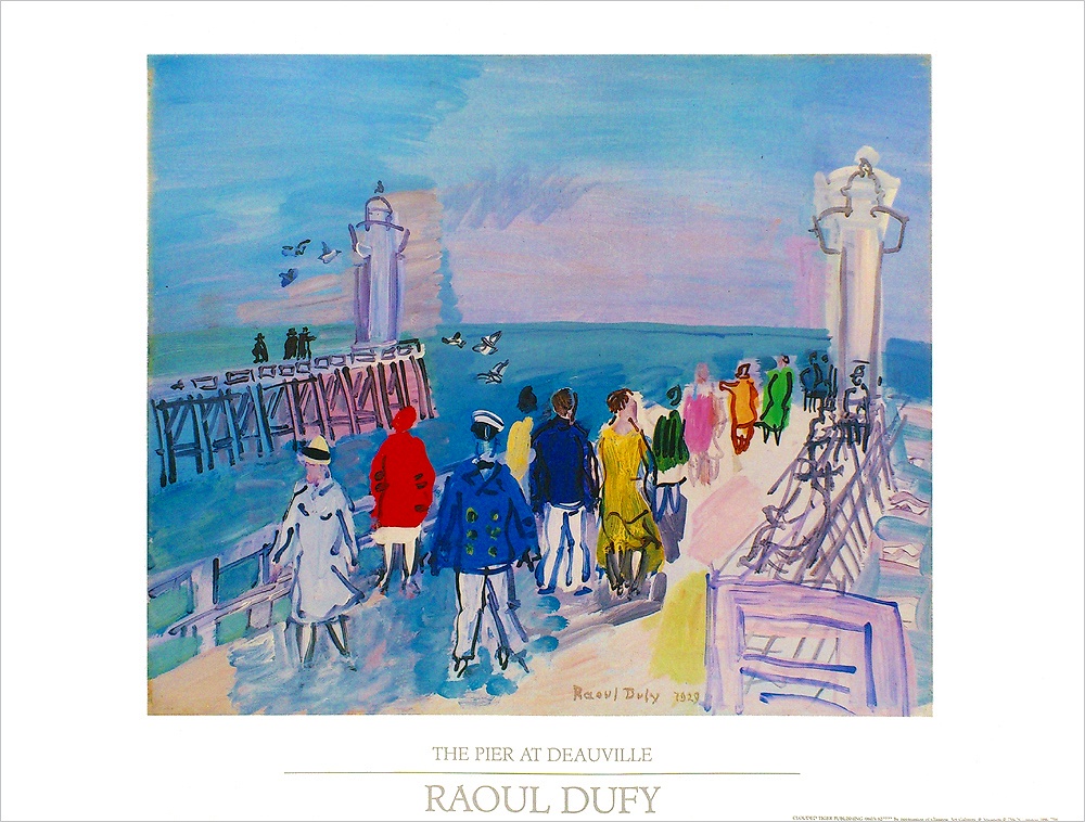 ラウル・デュフィ ポスター ドゥービーユの桟橋 A2369|アート