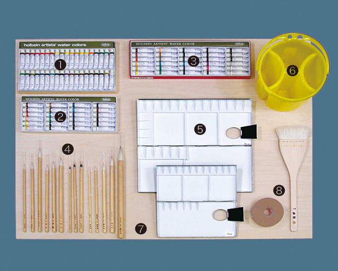 準備する画材・道具