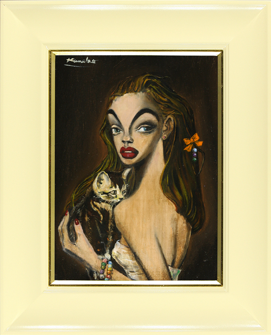 金子 國義 - 猫を抱く女 - AMM作品詳細