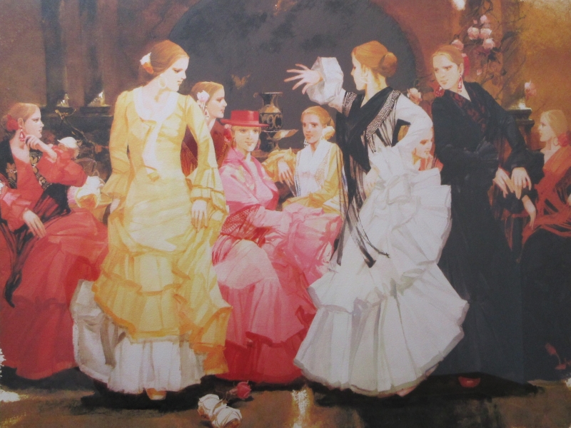 踊り子 | 斎藤三郎 買取・作品 | 洋画、絵画高額査定はアート買取協会