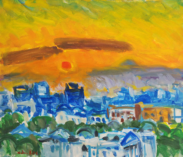 井手宣通 「富士遠望」 油彩10号｜【Arts Ship】のむら画廊