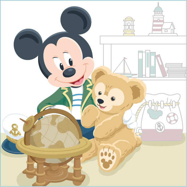 ミッキーとの冒険をモチーフにした「ダッフィーのワンダフル