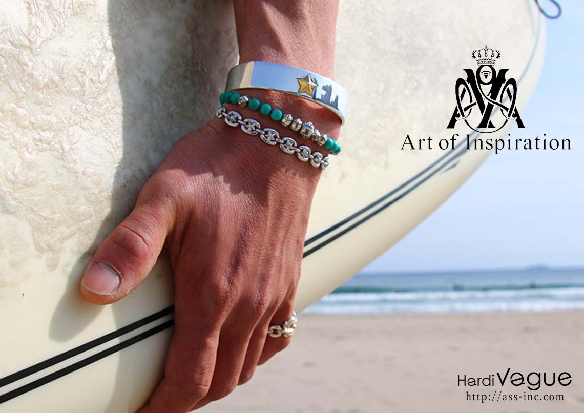 A.O.I『SMALL ALL STAR CHAIN BRACELET』重ね付けが楽しくなるA.O.Iの