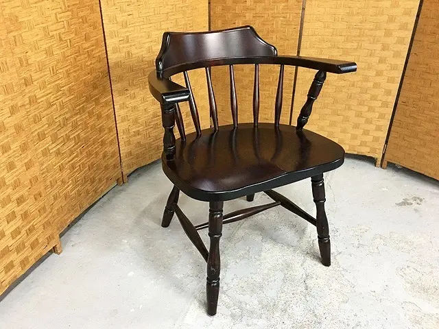 神奈川県 横浜市 中区にて 北海道民芸家具 ウィンザーチェア アーム