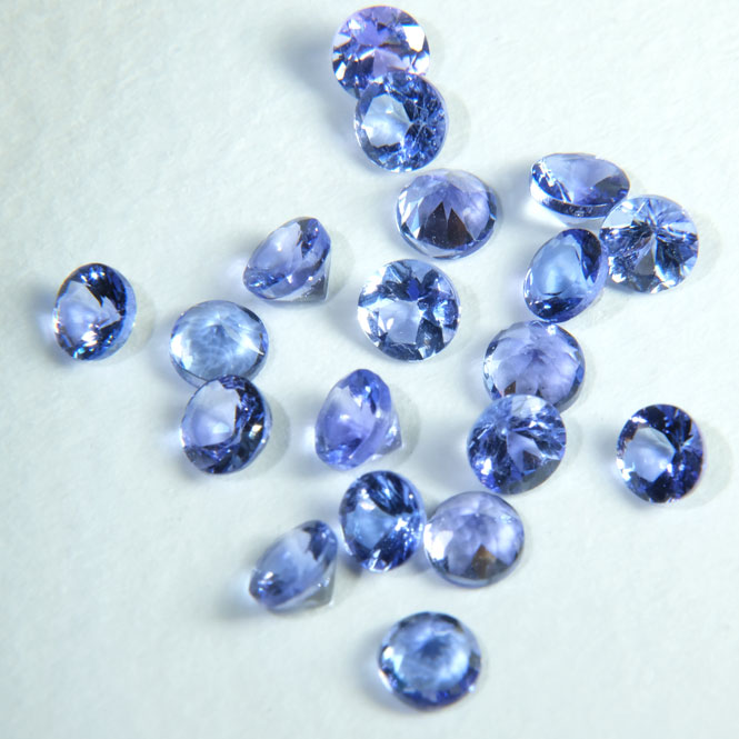 タンザナイト ラウンドカット 3mm - アサオ工芸オンライショップ