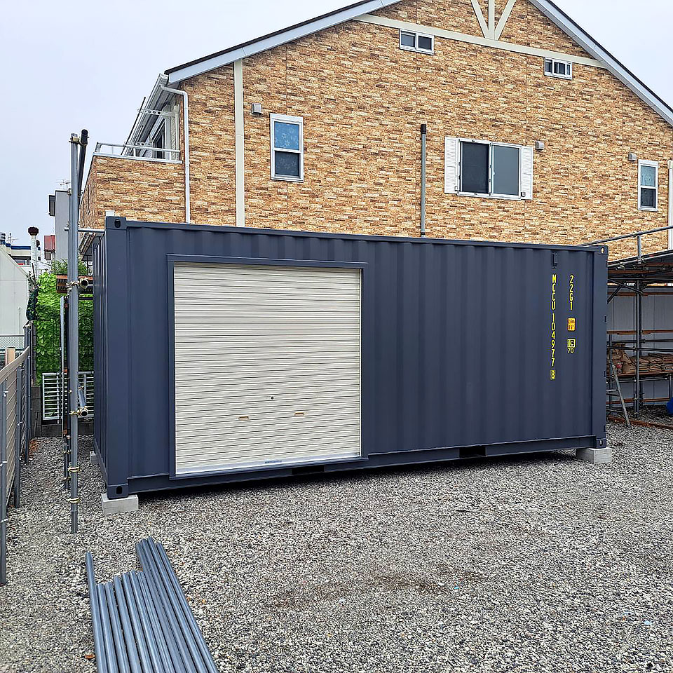 新品 20ft海上コンテナ シャッター付き | ATS, Japan