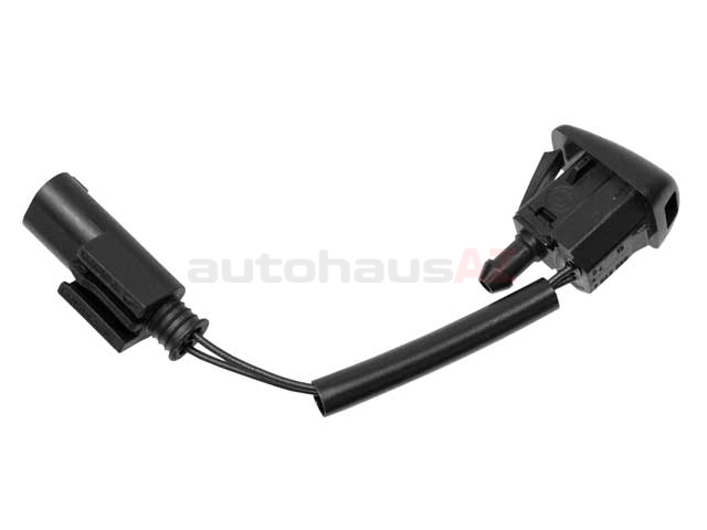Genuine BMW 61667046060 Windshield Washer Nozzle; Black - BMW