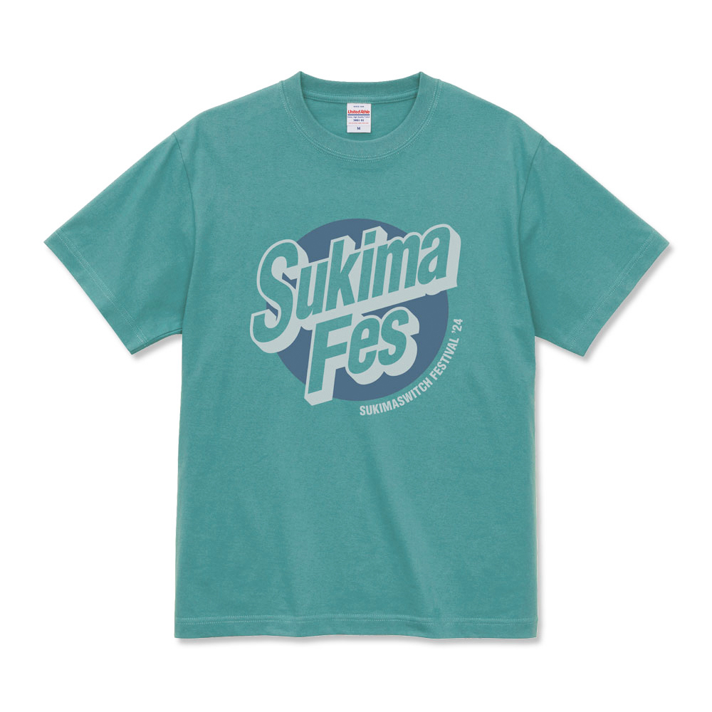 サークルロゴTシャツ / ヘイジーグリーン | スキマスイッチ | Augusta