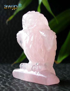 天然石 ふくろう置物 梟(フクロウ)の彫刻物 Q-10/天然石