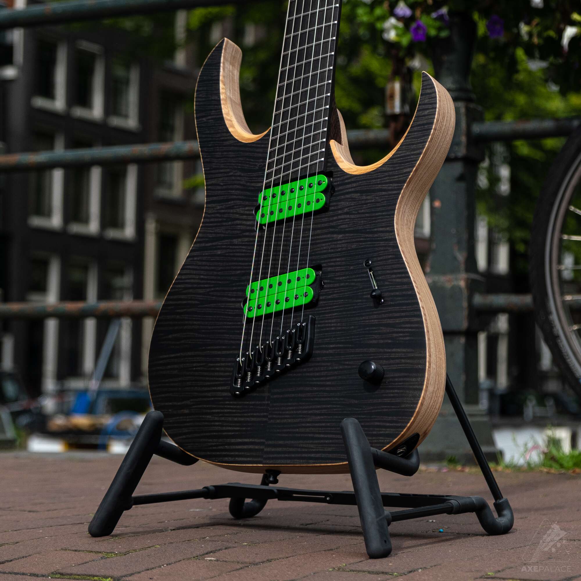 Mayones Duvell Elite VF 7 BKP in Trans Black | Axe Palace