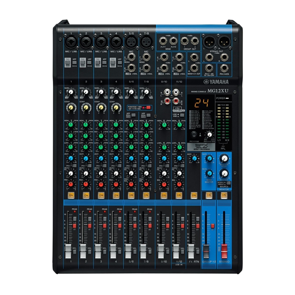 12chアナログミキサー（MG12XU）の製品詳細｜映像音響テクニカル