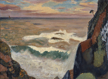 三重県立美術館 藤島武二《大王岬に打ち寄せる怒濤》 東俊郎 友の会だ