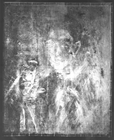 三重県立美術館 村山槐多《自画像》のエックス線画像 田中善明 三重