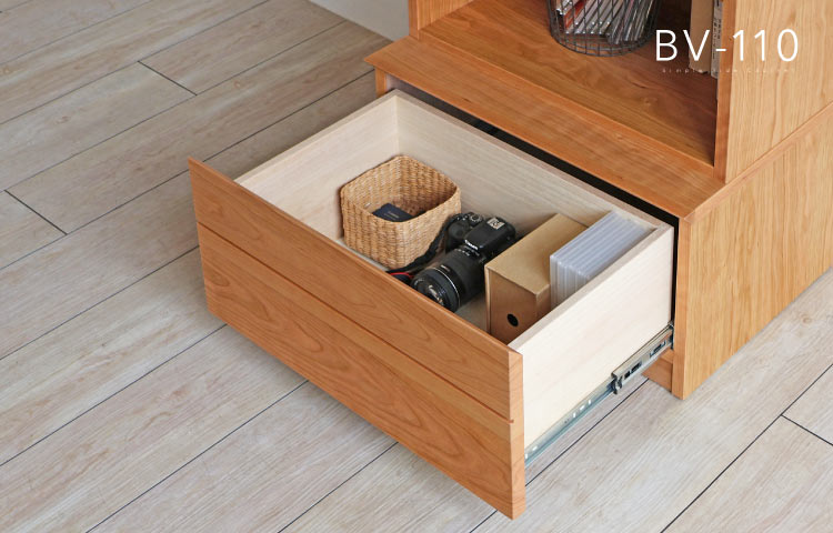 ブラックチェリーサイドキャビネット［BV-110］：木蔵＜BOKURA＞