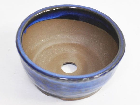 常滑焼 なまこ太鼓鉢 【盆栽鉢】【4号】【常滑焼】を販売｜初心者は