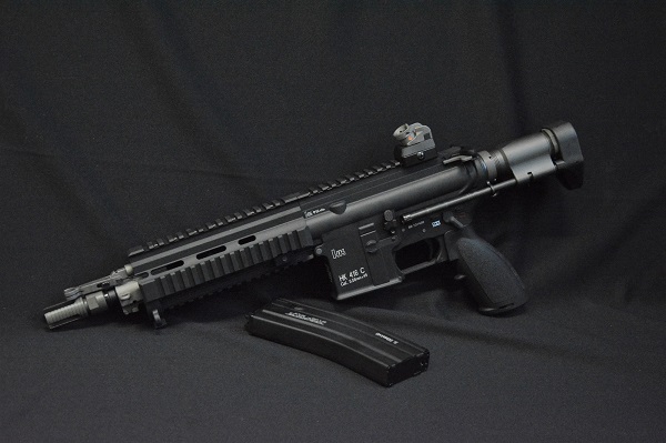 特別仕様 リアル刻印 WE HK416C ガスブローバックガスガン オープン