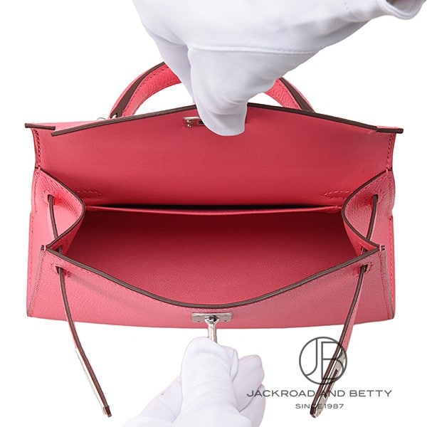 ミニケリー2 外縫い ローズアザレ ピンク[H071302CK8W] mini Kelly2