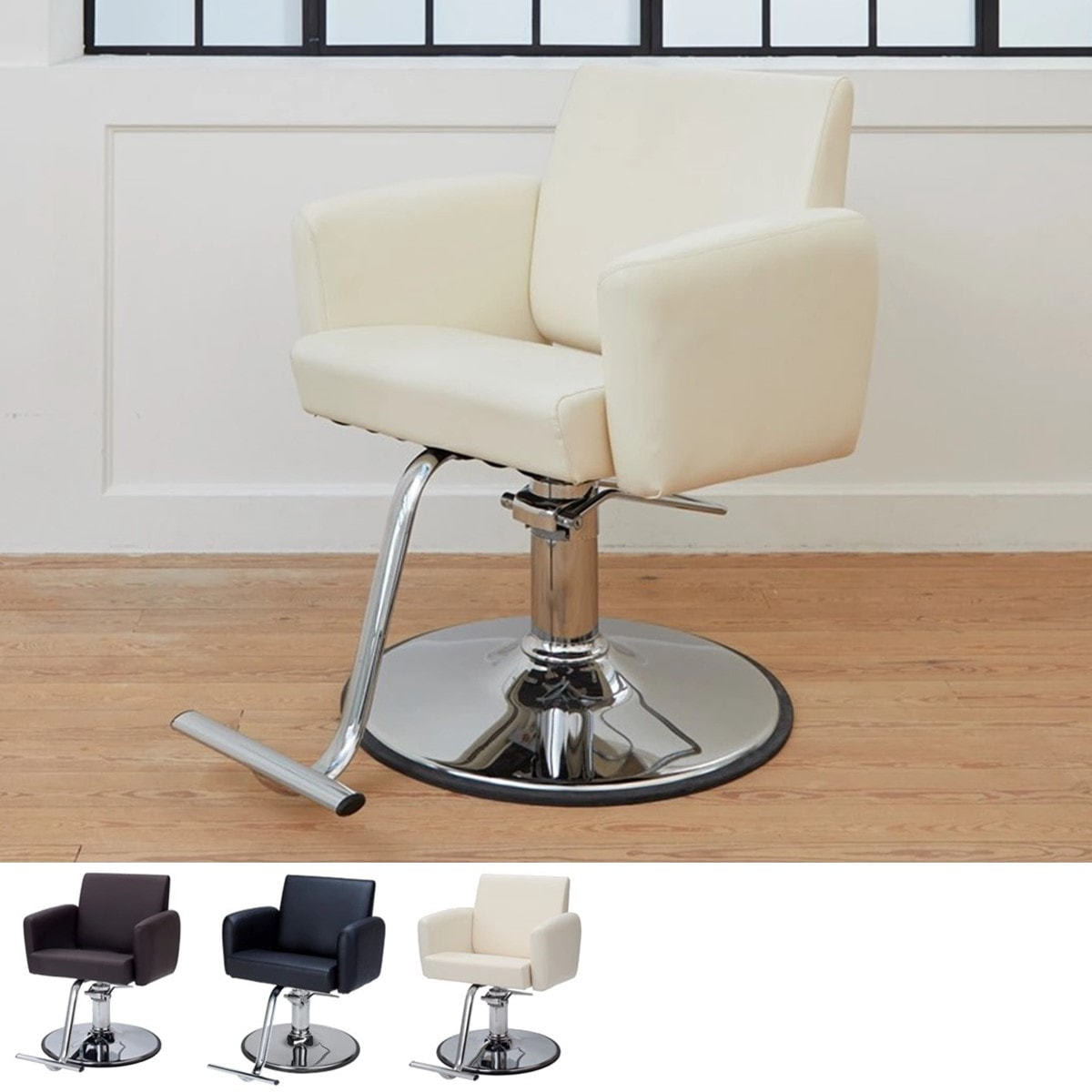 ① スタイリングチェア セット椅子 美容椅子 サロン椅子 ⚠️ジャンク
