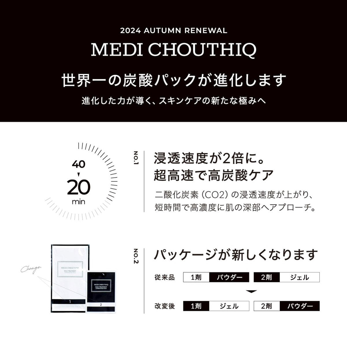 メディシュティーク 炭酸フェイスパック 10包の卸・通販 | ビューティ