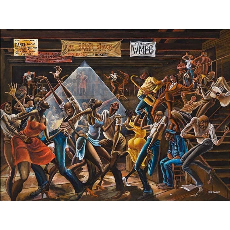Uptown, Downtown by Ernie Barnes – The Black Art Depot