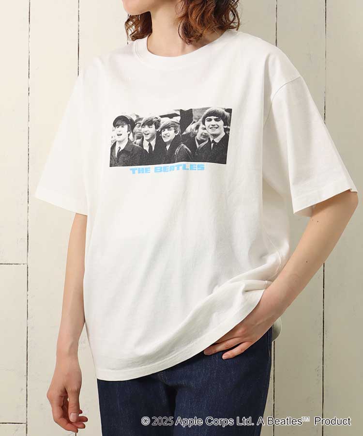 THE BEATLESフォトTシャツ 半袖カットソー カットソー トップス