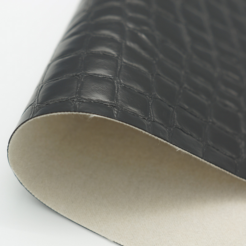 難燃クロコダイル 黒色（ブラック） - 合皮.jp - 人工皮革・合成皮革の