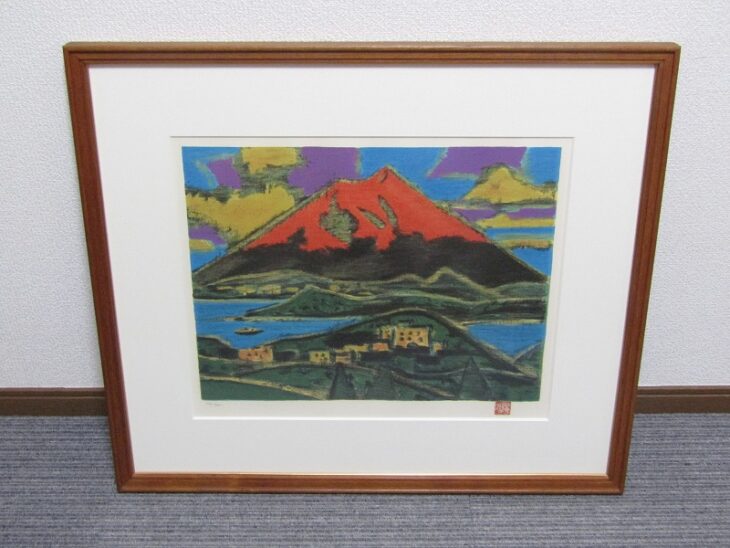 東京都八王子市よりご依頼 田崎広助のリトグラフ、三味線、琴などの和