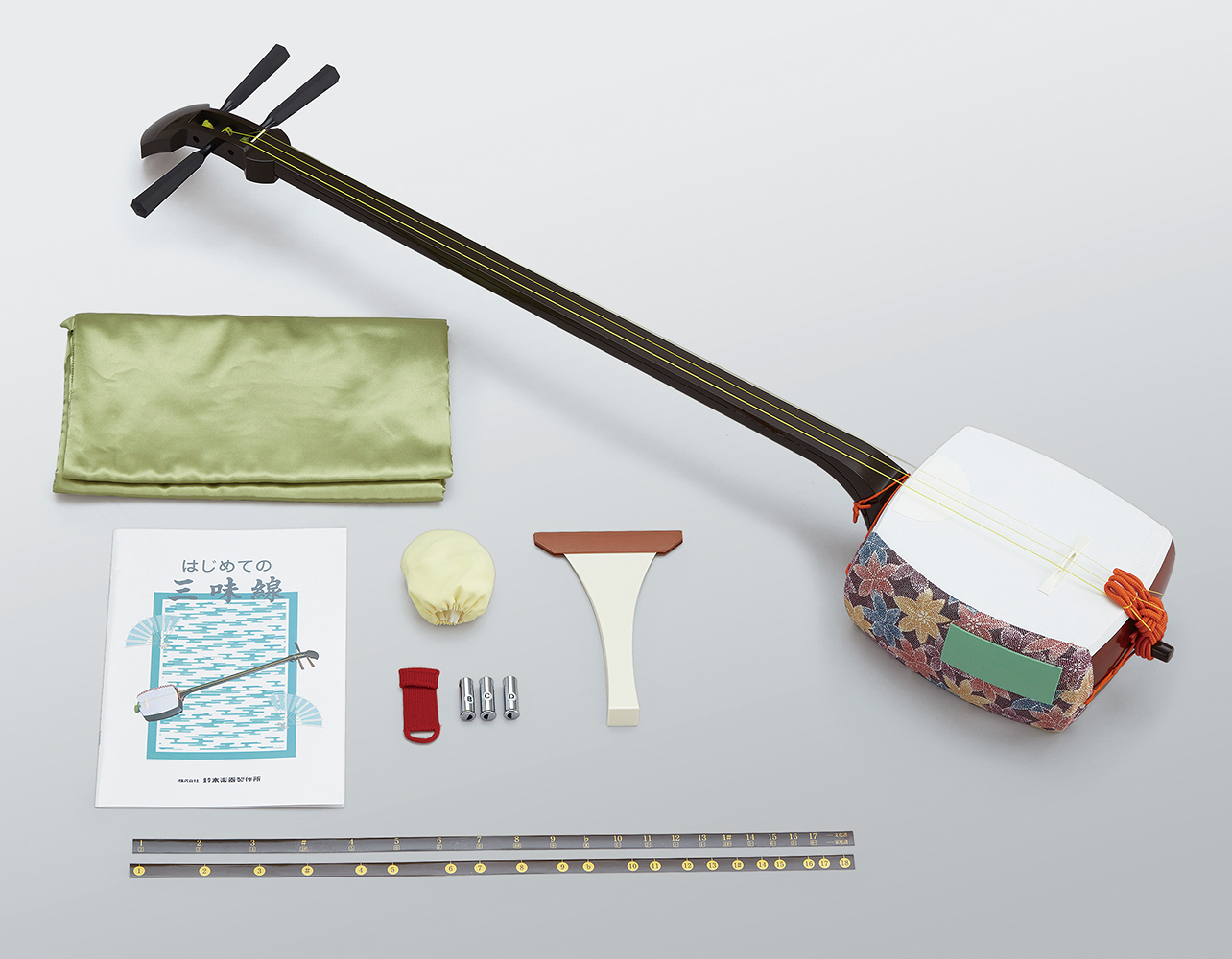 ZEN-ON ゼンオン 全音 三味線 樹脂製 プラスチック製 人工皮 中棹 ZEN