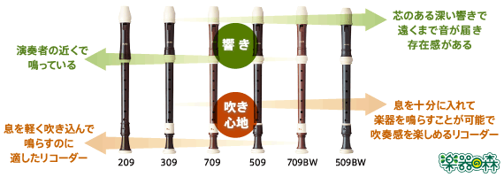 アウロス リコーダー - アルトリコーダー・楽器販売：楽器の森