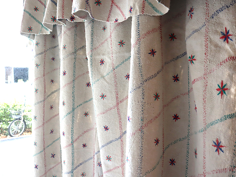 インド カンタ刺繍・パッチワーク/ラリーキルト 古布・ヴィンテージ