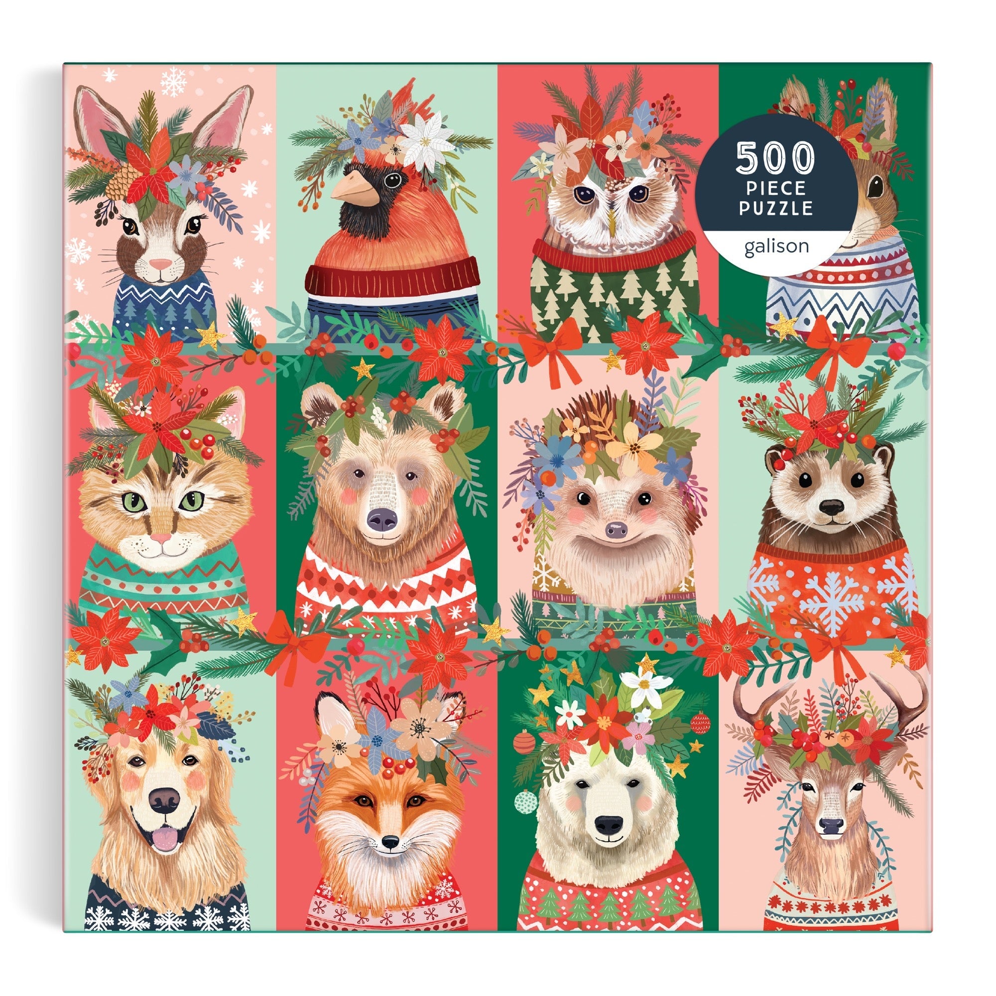 Furry And Bright 500 Piece Puzzle – Galison